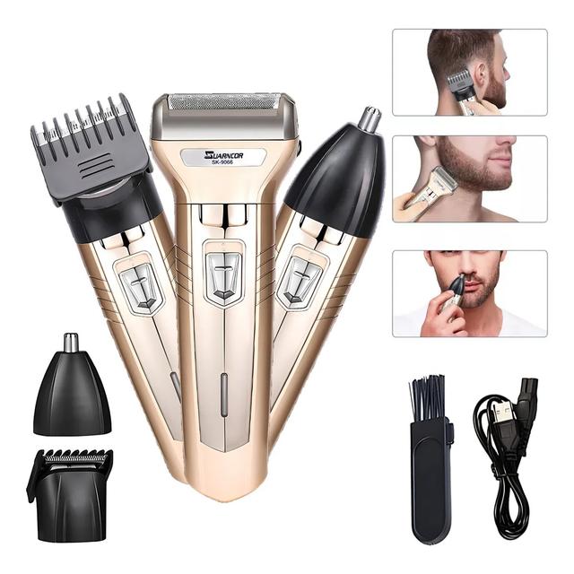 TEMU Afeitadora Eléctrica para Facial, Nariz y Cabello