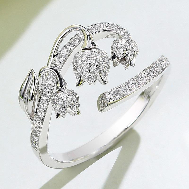 TEMU 925 Silver Gradient Color Zirconia Ring, Women's Vintage Handmade Oval Ring Jewelry, Everyday Party Holiday Gift Ladies Ring