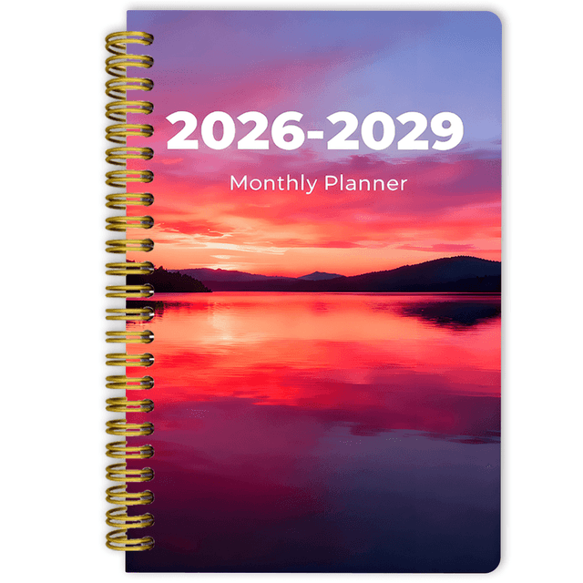TEMU 1pc 2026-2029 Monthly Plan With Calendar - Includes A 4-year Monthly Planning Manual, With Monthly Calendar And To-do Items On The Inner Pages. Suitable For Home, Office, And Study