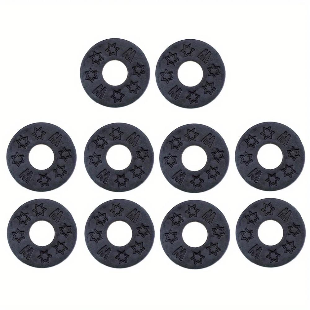 TEMU 10pcs Professional Strap Locks For Electric Guitar And - Guitar Strap Locks Gasket And Washer Guitar Strap Non Slip Pad Accessories