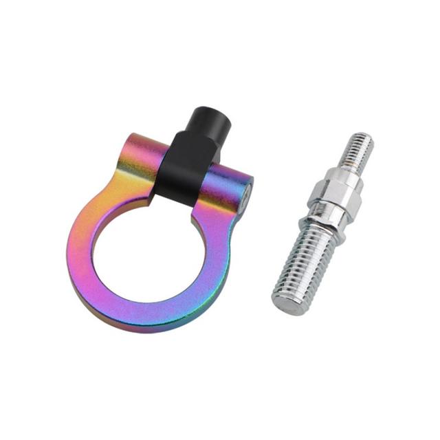 TEMU Gancho de Remolque Delantero/Trasero Compatible para Autos M16 y M18 (/Japoneses) - Gancho y Remolque de Alta Resistencia, Accesorio de Remolque para Vehículos, de Exterior para Autos