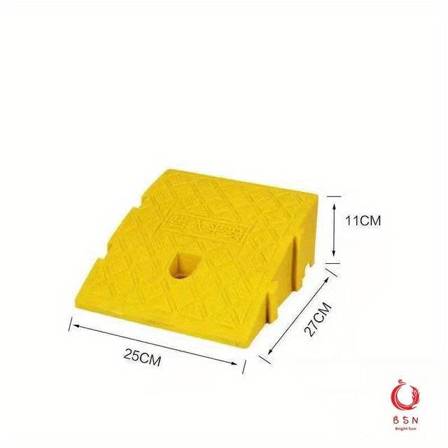 TEMU Portable Lightweight Plastic Curb Ramps Heavy Duty Pvc Plastic Kit Set For Driveway Car Truck