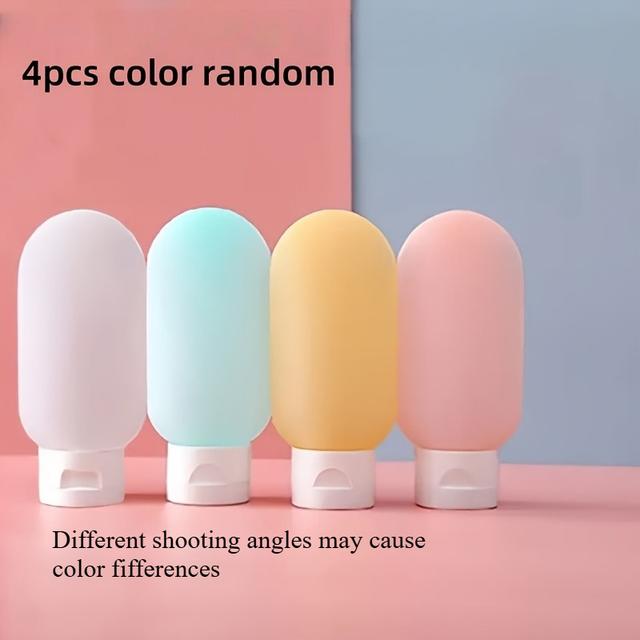 TEMU Leak-proof Travel Bottle Set | Soft Squeeze Tubes For Lotion, Shampoo, Cream | Portable Toiletry Containers, Easy To Use