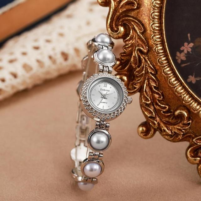 TEMU New Popular Direct From The Manufacturer, A Pearl Bracelet Watch For Elegant Women
