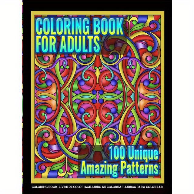 TEMU Coloring Books For Adults - 100 Unique Amazing Patterns
