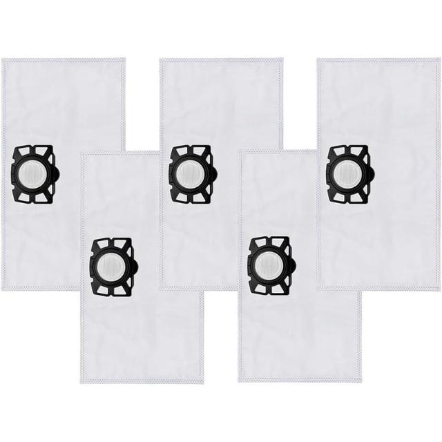 TEMU 5pcs Fleece Filter Bags Compatible For Kfi357 Ka40 Wd2 Plus Wd3 Wd3s Se4001 Se4002 Robot Vacuum Cleaner (5pcs)