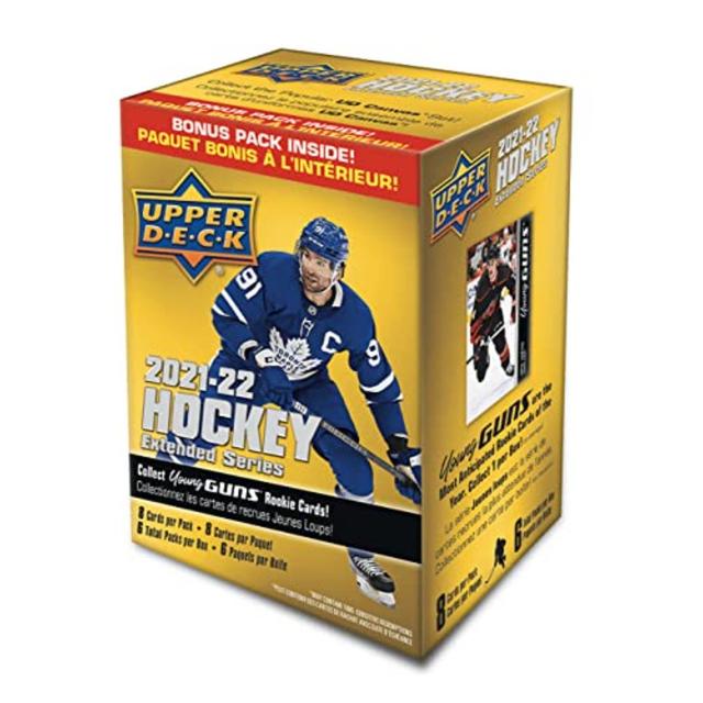 TEMU 2021-22 Hockey Trading Card Blaster Box - 48 Cards With & Jersey Stickers, Rookie , Logoed Packs - Collectible Cards For Fans, & S