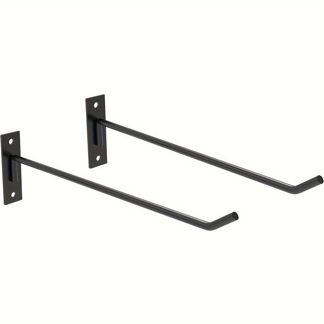 TEMU Set Of 2 Sturdy Iron Racks For Mounting On Walls, Designed For Storing Like Yoga, Soccer, Basketball, And Volleyball - An Organizer For Stability Balls In Home Gyms And