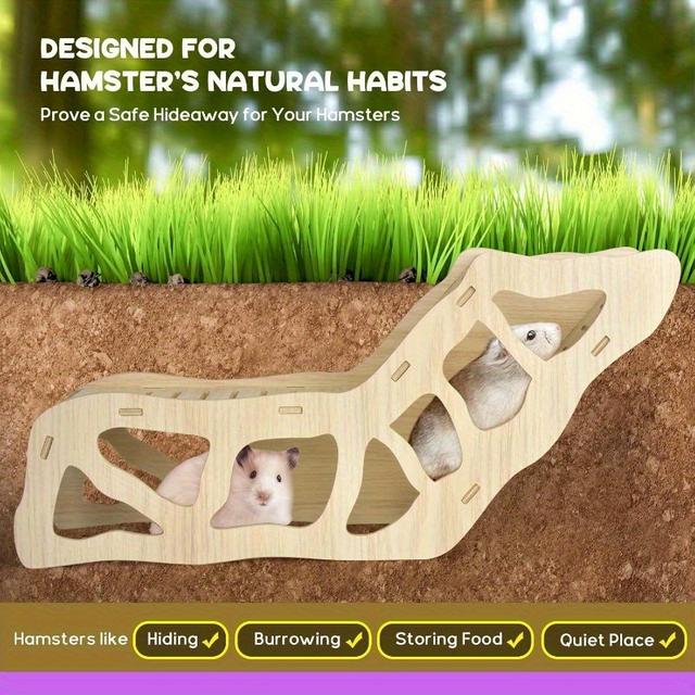 TEMU de Retiro para Roedores - Cama para Ratones o Escalera de Conectores de , Accesorios de Decoración para Jaulas de Animales