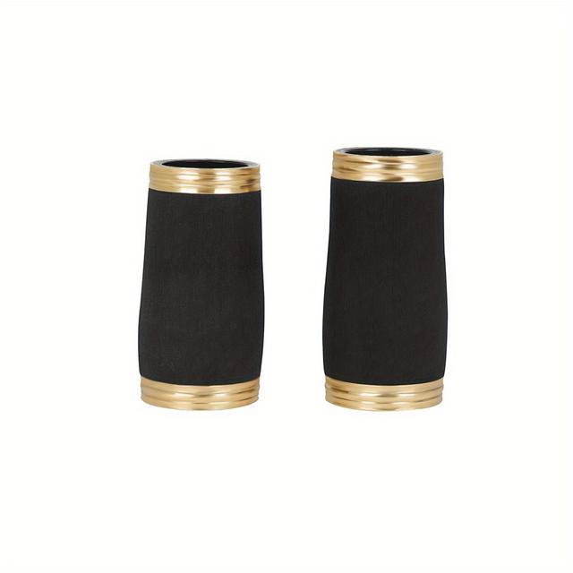TEMU 2pcs Laminated Wood Clarinet Tubes, Black With - Tuning Pipe Instrument Accessories, Durable & Lightweight For Musicians, Percussionists, And Orchestrians, Musical Instrument Accessorie