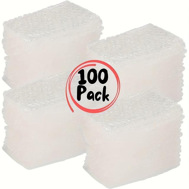 TEMU 100 قطعة أكياس تغليف بالفقاعات مقاس 4 × 6 بوصة، كيس فقاعات، كيس فقاعات للشحن، كيس فقاعات للتعبئة والتغليف، كم فقاعات