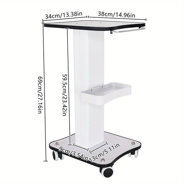 TEMU Rolling Trolley Cart Storage Equipment Machine Spa Stand Organizer