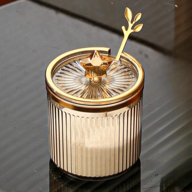 TEMU مجموعة واحدة من علب التخزين البلاستيكية متعددة الاستخدامات - علب زينة محكمة الإغلاق لغرفة المعيشة وغرفة الطعام والمطبخ لتخزين الملح والتوابل وعلب الحليب وعلب السكر للحبوب والحلوى والبسكويت