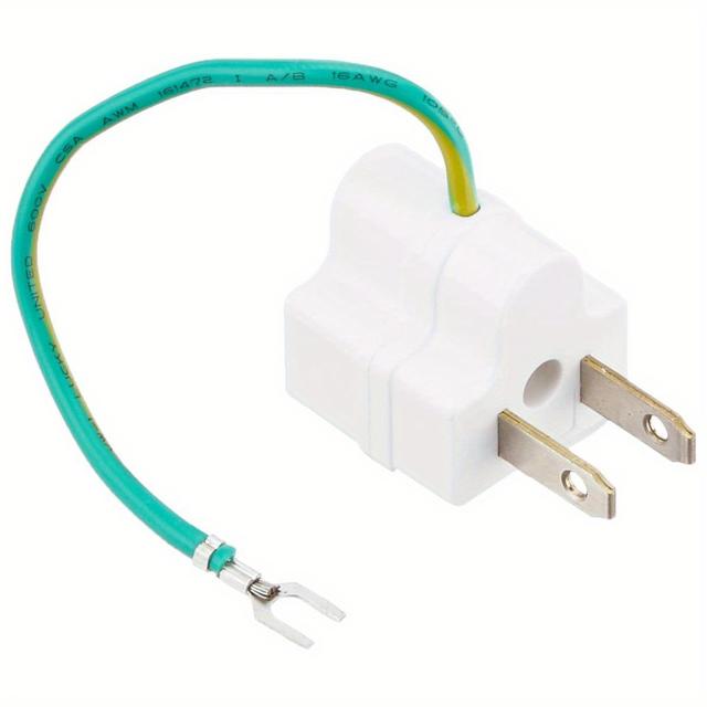 TEMU BUFFALO 3ピンから2ピン変換アダプター ホワイト BSTAPA01WH