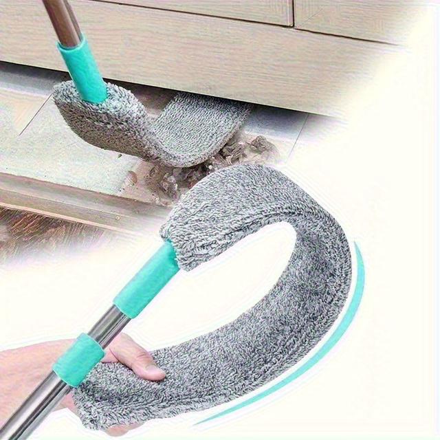 TEMU Wholesale Dusting Broom For Home Bed Cleaning, Sofa And Ceiling Crevice Sweeper With Extendable Plastic Handle