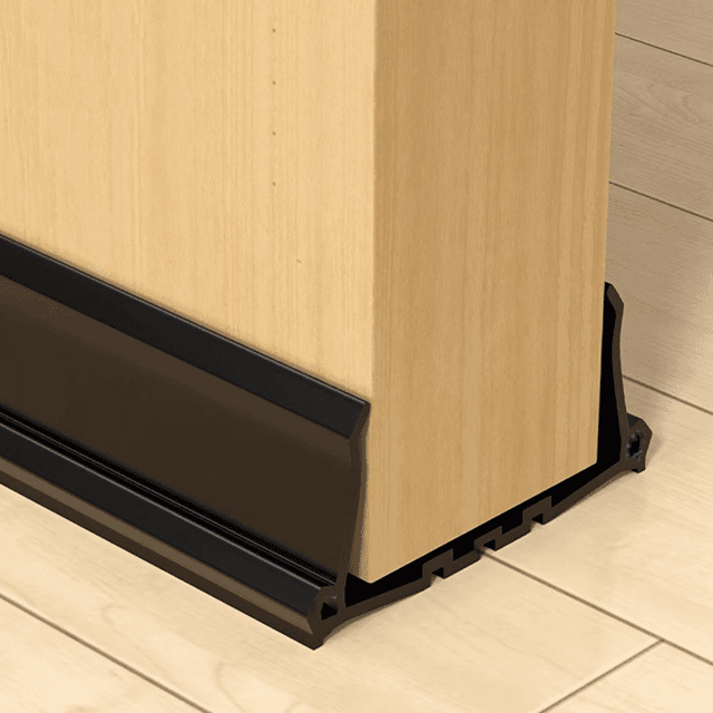 TEMU High-quality Door Bottom Seal Strip - Noise-proof, Windproof, And Waterproof - And Use In Homes, Offices, And Hotels.