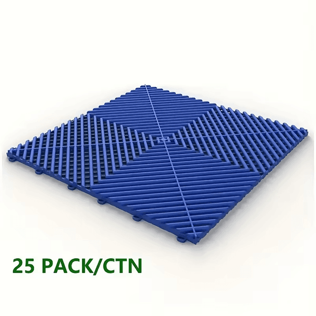 TEMU Bandesun 25 Tapis de Sol pour Garage Polyvalents, Carreaux de Sol en Plastique à Soudées, pour Chaque Garage !
