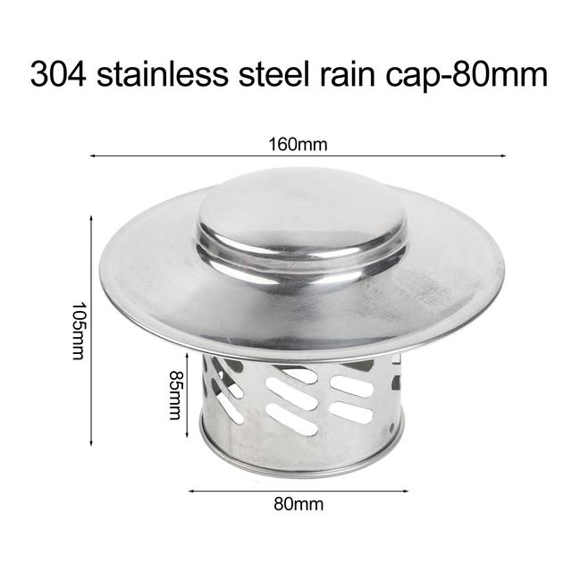 TEMU 304 Stainless Steel For , Designed To Prevent Backdraft And Rain, A Universal Exhaust Outlet With Breathable Stainless