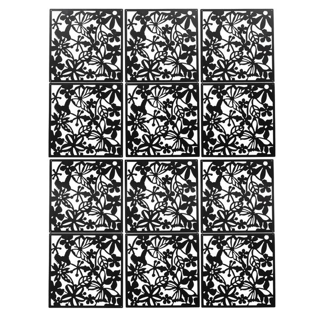 TEMU Cncest Hanging Room Partition Board, 12pcs Panel Screen For Room/ Hotel Decoration, Decorative Wall Screen Board.