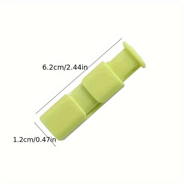 TEMU 10pcs Plastic Food Bag Clips, Reusable Plastic Food Sealing Clips, Food Bread Snack Bag Sealing Clips, Food Bags Are Sealed And Fresh, Moisture-proof And Dust-proof, Keep Organization Tools
