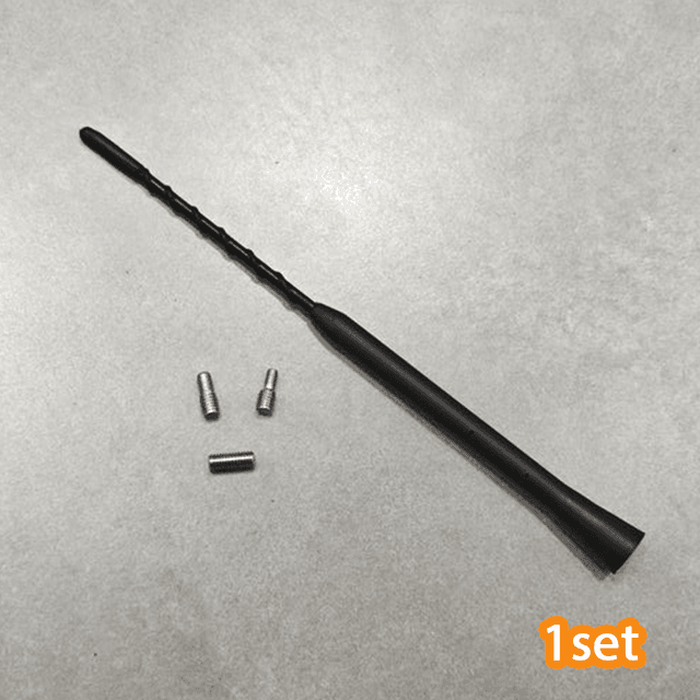 TEMU Universal Roof Radio Antenna, Signal Antenna, Black High-performance Antenna Pole, Black Roof Antenna Pole, Antenna Top Cover, Stereo Radio Installed On , Car Exterior Accessories