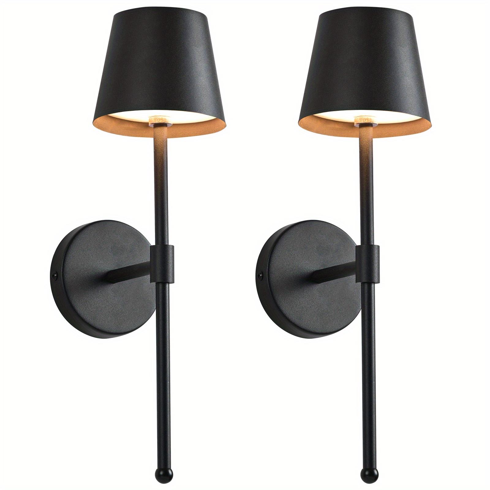 TEMU Appesi Senza Set , Piccole Lampade LED Ricaricabili a Batteria da 5200mAh con Regolazione per Pareti, Soggiorno, Camera da Letto, Corridoio, Luci Notturne ()