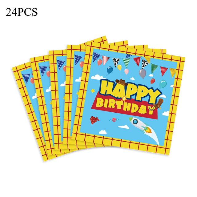 TEMU 24 Pañuelos de de con Diseño de Dibujos Animados, Pañuelos Desechables para Fiestas, Suministros para Fiestas, Decoraciones para Fiestas, Adecuados para Diversas Escenas de