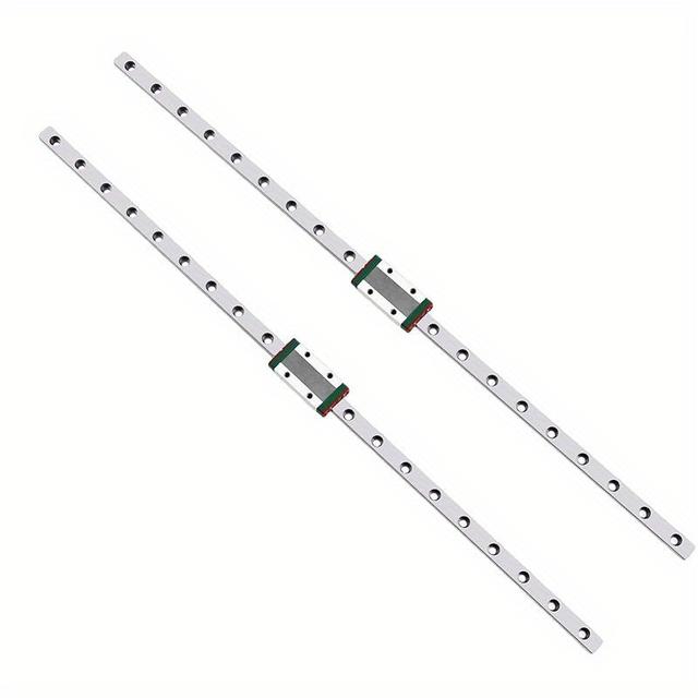 TEMU 2 Stück MGN9H Linealführung mit 2 Stück MGN9H Lagerkissenblöcken für DIY-Drucker und CNC-Maschinen
