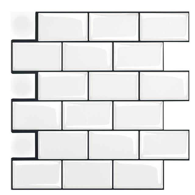 TEMU 10 Sheets Of Kitchen Tile Decals - 3d Self-adhesive Wall And Ceiling Stickers For Kitchen And Bathroom