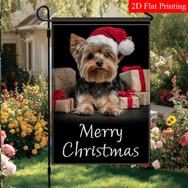 TEMU 2d Flat - 2d Flat - A Single 2d Flat Design Of A Cute Highland Cow Wearing A Witch's Hat, Ideal For A Fall Garden Flag. Perfect For Outdoor Displays On Or Lawns, For Halloween