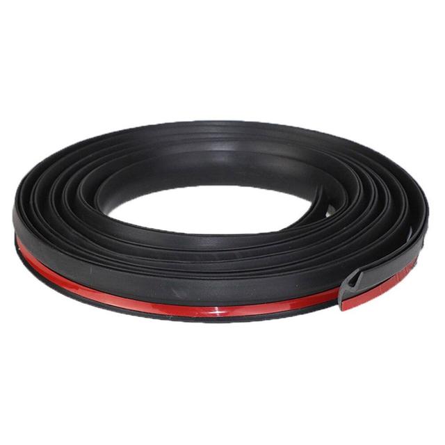 TEMU Tiras de goma autoadhesivas para sellar huecos en parabrisas de coche, que miden 1.7 metros o 66.93 pulgadas, diseñadas para proteger los bordes de y servir como accesorios para automóviles
