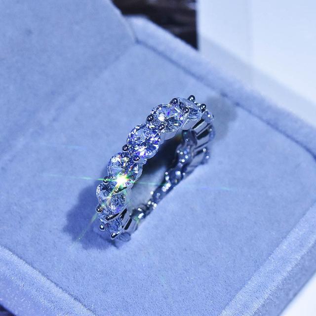 TEMU 2025年新モデル、925シルバー、天然石/オープニング、調節可能なリング、ヨーロッパとアメリカの豪華なプリンセスを想像してください、モイサン石の模造、明るいスーパーフラッシュハート形のオーバルオープニン、