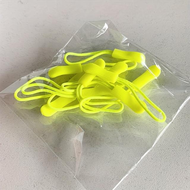 TEMU 25 bolsas fluorescentes verdes, removibles y antideslizantes con cremallera para equipaje, ropa y accesorios de bolso