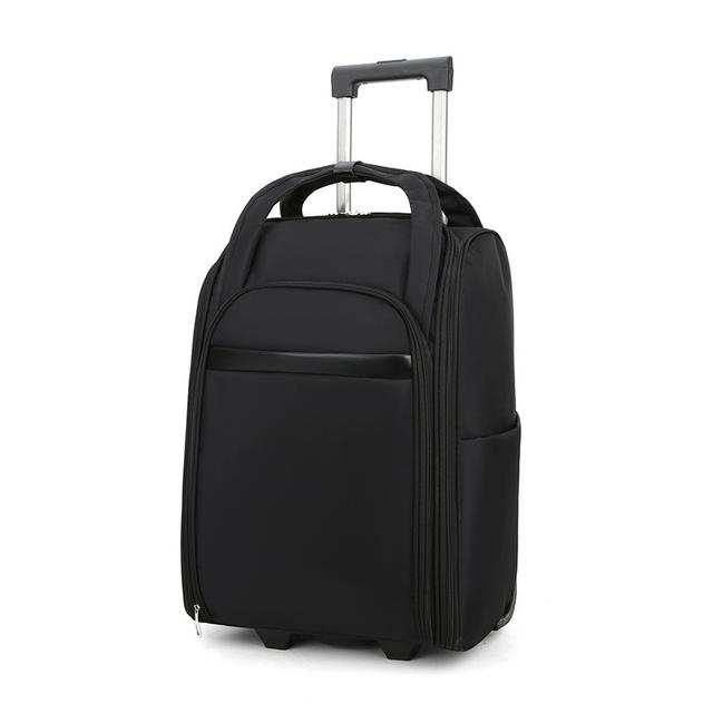 TEMU 【キャスター付き生地バッグ】誰にでも最適。出張、空港での使用、またはブリーフケースとして、軽量でコンパクト、耐水性のバッグは、短期旅行に最適です。