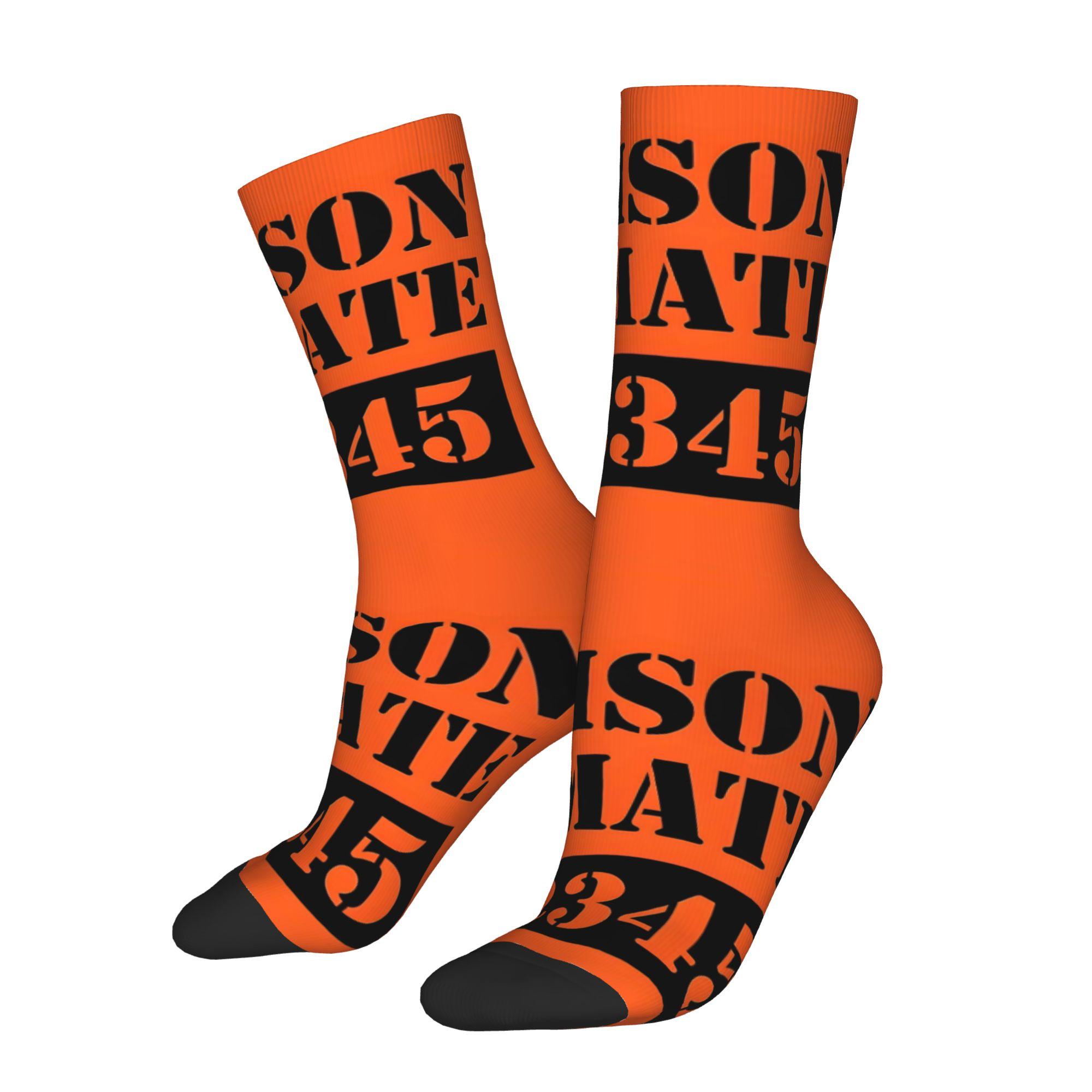 TEMU Prison Fashionable And Versatile Socks For Men And Women With Bright Colors Suitable For Running Casual Sports And Daily Wear