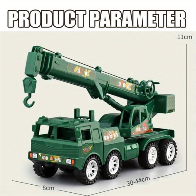 TEMU Encokstore 6 - New Crane Toy: Large - Scale Simulation Crane Model For 3 - Year - Old Boys