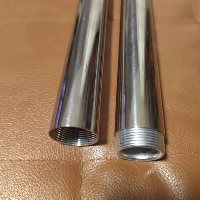 TEMU 스테인리스 스틸 광택 중공 로드 튜브 - 201 등급, 내부 이빨 디자인으로 실내외 사용 가능, 주방 및 세탁실, 공예용 정밀 절단 무살포