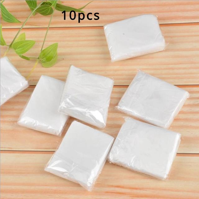 TEMU 10pcs Disposable Perm, Hair Dye, Shawl, Neck Scarf, Hair Oil, Hair Salon Specific Plastic, High Quality, Thickened Hair Salon, Hair Cutting, Hair Cutting, And Surrounding Cloth