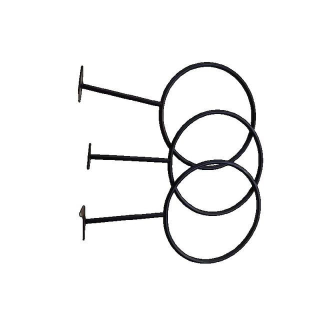 TEMU 3pcs Stainless Steel Ball Holder Rack - Wall Mounted Sports Display For Basketball, Soccer, Volleyball & Football - Home Decor Organizer, Basketball Accessories