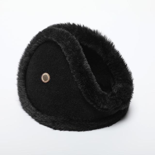 TEMU Thick Velvet Earmuffs For Men, Perfect For Winter Riding, Stylish Ear Covers For Students