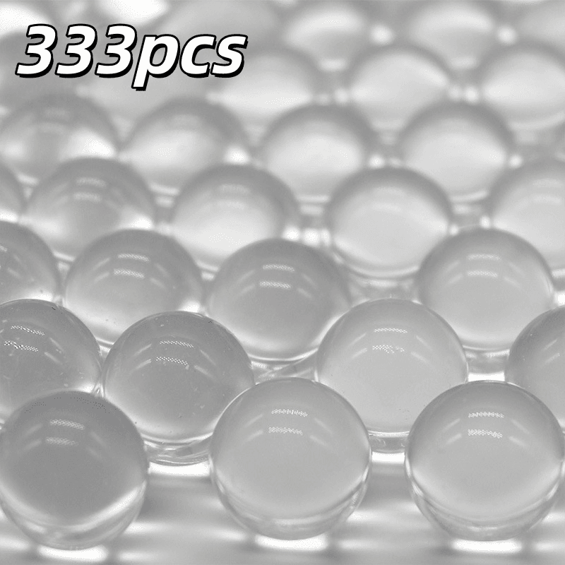 TEMU 333 Stück Transparente Kugelförmige Füllperlen Vasen Dekorative Materialien Hochzeitsfeier Bastelarbeiten Aquatische Landschaft Edelsteine Großpackung Landschaftsarrangement Materialien