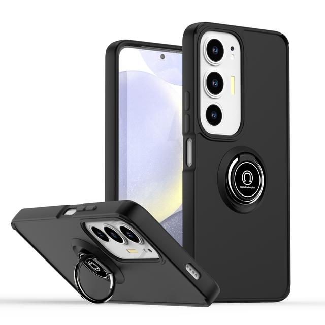 TEMU Sturdy Frosted Semi-transparent 360 Degree , For Vivo Y19s Anti-drop Phone Case - Portable Stand Phone Case - Easy To Watch Movies, Games, And Videos!
