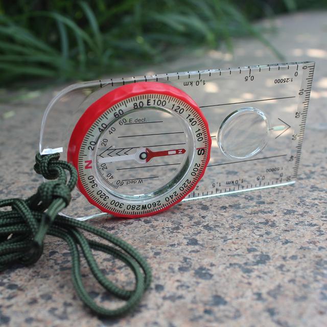 TEMU Luminous Waterproof Compass - , Shockproof & Portable For Hiking, Camping &