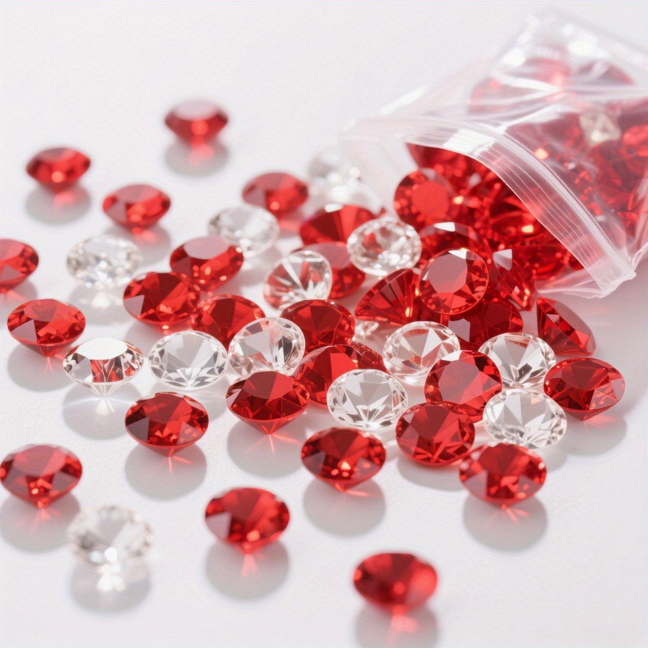 TEMU 3650pcs Real-looking Fake Diamonds - Gemstones Suitable For Wedding, Christmas & Vase Filler Centerpieces, Table Decorations, Candle & Makeup Stand Beads - Pack For Home Decor