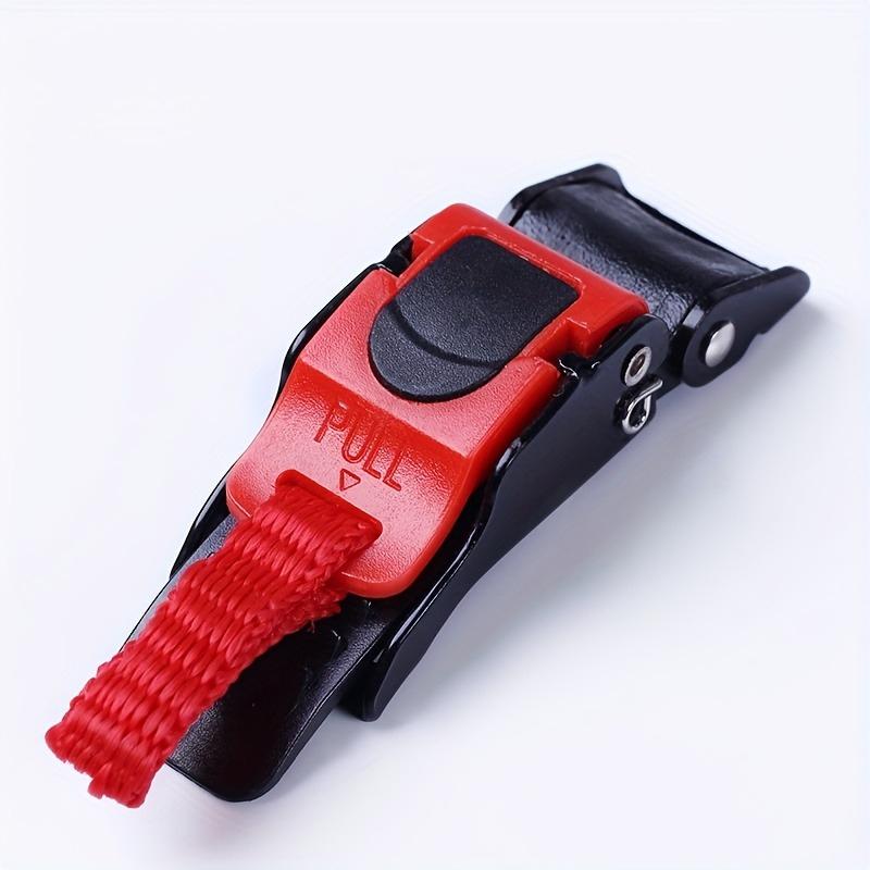 TEMU Set Of 2 Motorcycle Clasps, Featuring Ece Dot Quick-release Mechanism, Adjustable Straps, Ideal For Motorcycle Use, Bicycle S, Atvs, And Scooters