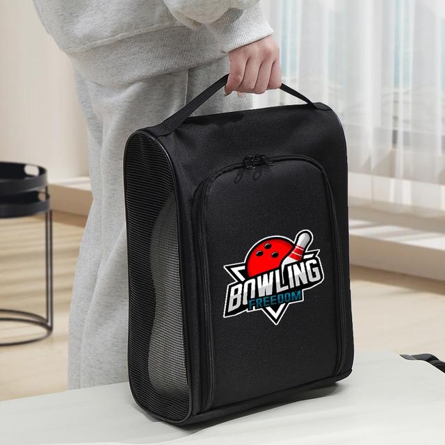 TEMU Bowling Shoe Travel - A Hanging Storage Solution With Space, Machine Washable, Featuring Various Compartments For Shoes And Additions, Suitable For Use In All