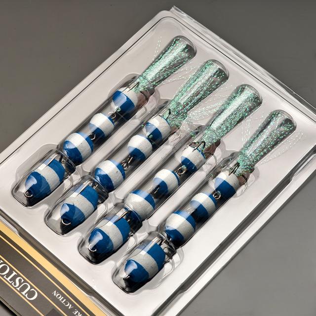 TEMU ANFS 4pcs EVA Carp Fishing Bait Kit - Tragbare künstliche Köder mit Federhaken, gemischte Farben (Blau, Grün, Gelb, Orange, Rot), ideales Geschenk für Angler