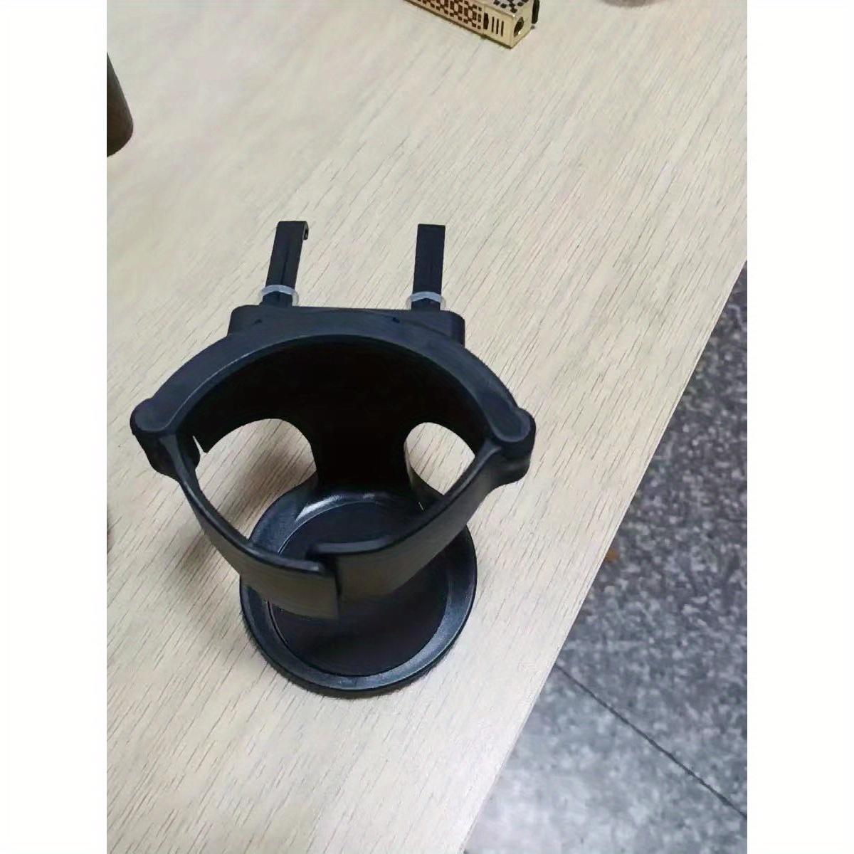TEMU Qianya 1pc Adjustable Pvc Car Cup Holder - , Sponge-padded Base, Suitable For Water Bottles, Coffee, Soda, And Cans, , The
