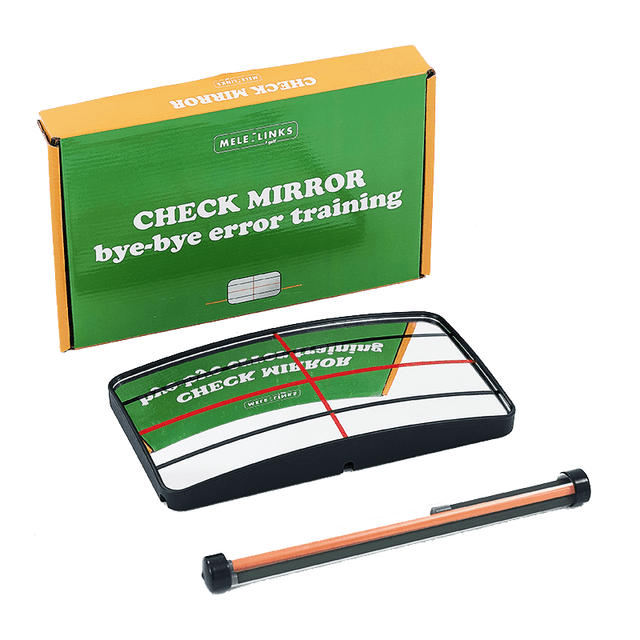 TEMU Golf Ausrichtungsspiegel für das Training bietet sofortiges zu Schulter- und Hüftbewegungen und dient als Korrektivwerkzeug mit Anzeigestäben.