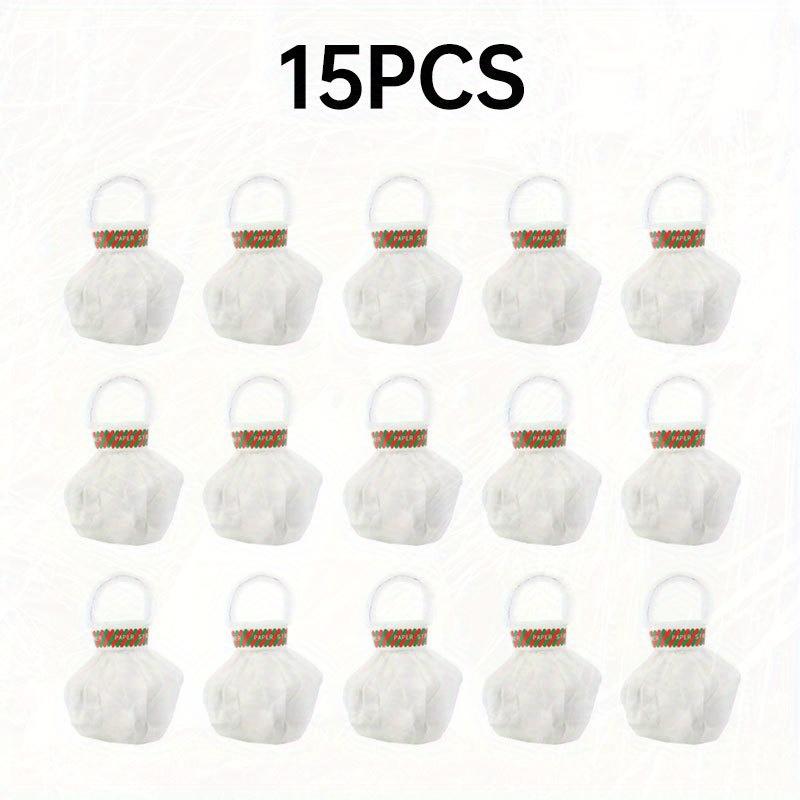 TEMU 15-pack White Confetti Tubes, Hand-throw Party Streamers, Residue-free Celebration Supplies, Suitable For Weddings/birthdays/graduations, Festive Decorative Sprinkles